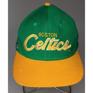 Vintage Rare Boston Celtics NBA Sports SpecialtiesBasketball Hat Cap Vtg